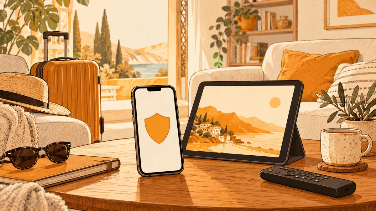 A phone, tablet and shield