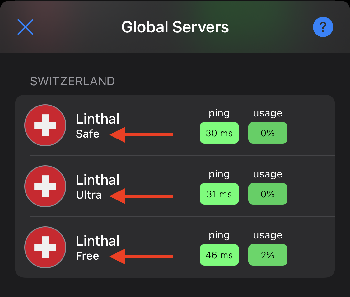 Tegant Best VPN - How to switch between free-mode, safe-mode and ultra-mode.